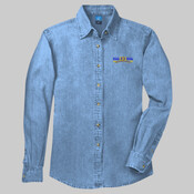 LSP10 - Ladies Long Sleeve Value Denim Shirt